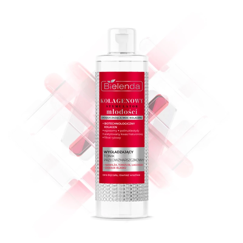 BIELENDA - COLLAGEN YOUTH STIMULATOR - Bőrpuhító és ránctalanító tonik, 200 ml
