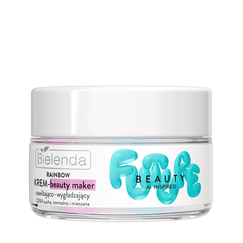 BIELENDA FUTURE BEAUTY AI INSPIRED - HIDRATÁLÓ ÉS BŐRPUHÍTÓ HATÁSÚ SZIVÁRVÁNY ARCKRÉM, 50 ml
