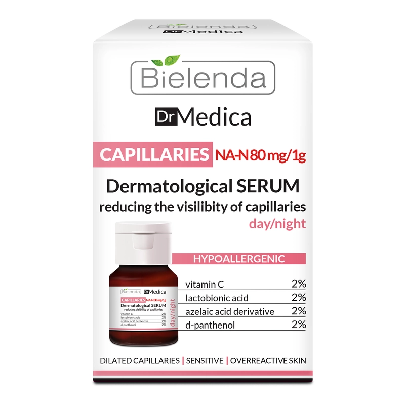 Bielenda Dr Medica Capillaries Dermatológiai érfalerősítő szérum 30 ml