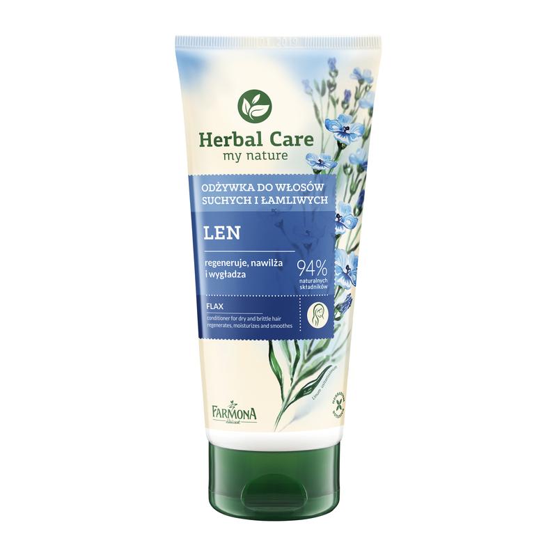 FARMONA HERBAL CARE: LENMAG HAJKONDICIONÁLÓ BALZSAM SZÁRAZ, TÖRÉKENY HAJRA 200 ML