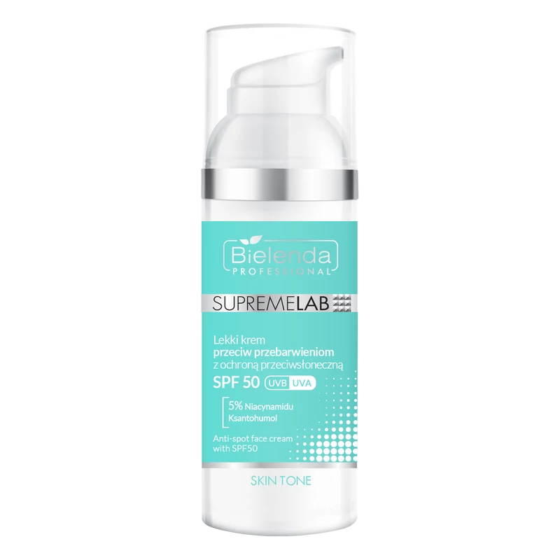 SUPREMELAB - SKIN TONE - Hiperpigmentáció elleni fényvédő arckrém SPF 50, 50 ml