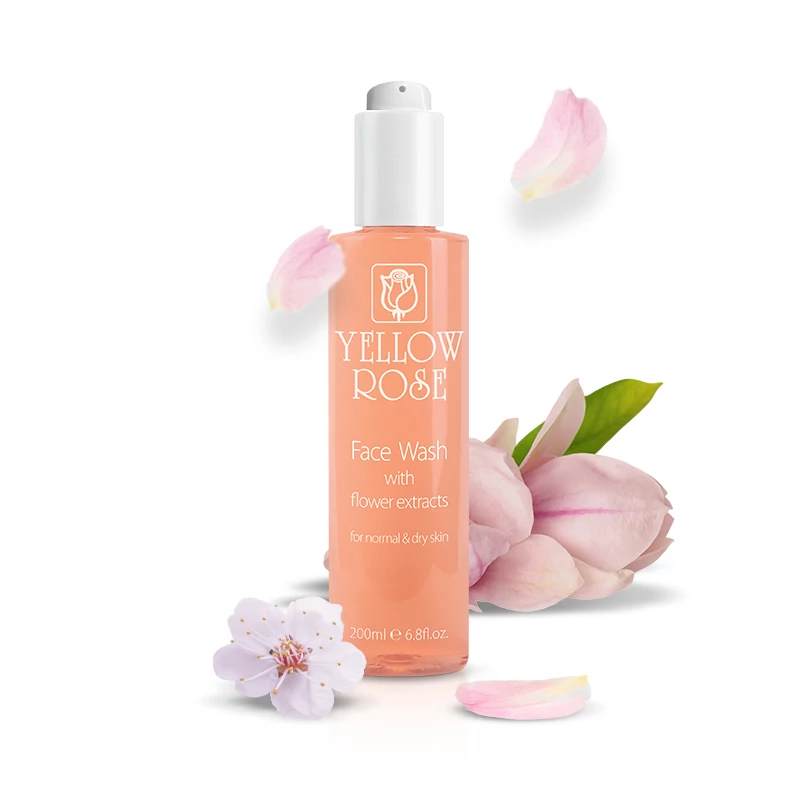 Yellow Rose Arclemosó gél virág kivonatokkal normál és száraz bőrre 200 ml