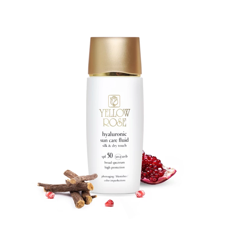 YELLOW ROSE - HYALURONIC - Fényvédő, hidratáló, ránctalanító emulzió SPF 50, 50 ml