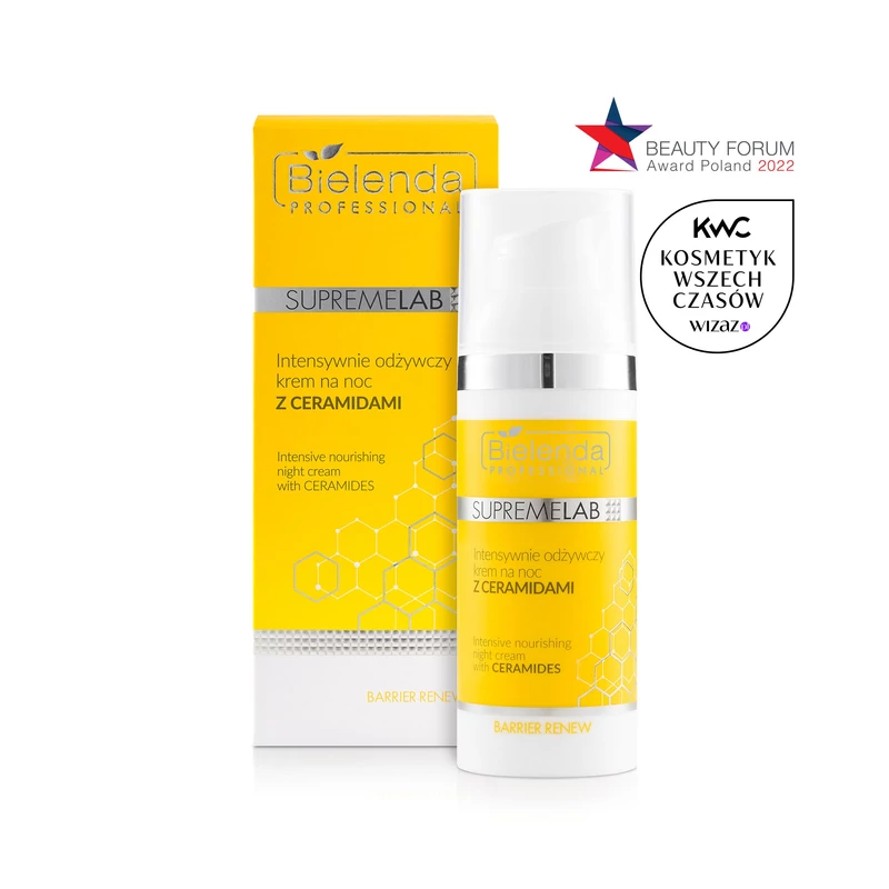 SUPREMELAB - BARRIER RENEW - Intenzív tápláló hatású éjszakai arckrém ceramidokkal, 50 ml