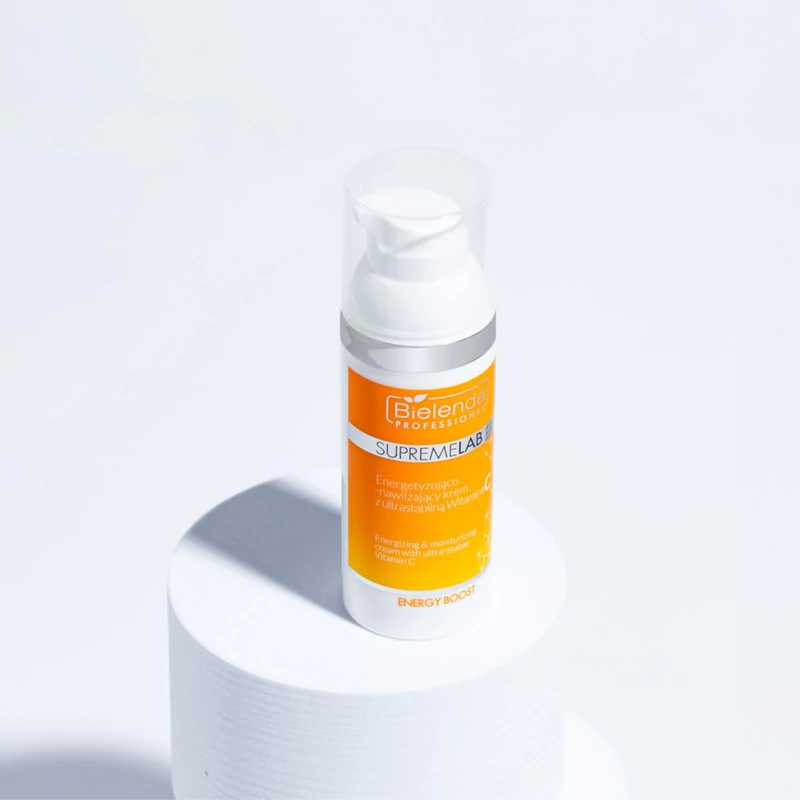 SUPREMELAB - ENERGY BOOST - Energizáló és hidratáló hatású arckrém ultrastabil C-vitaminnal, 50 ml