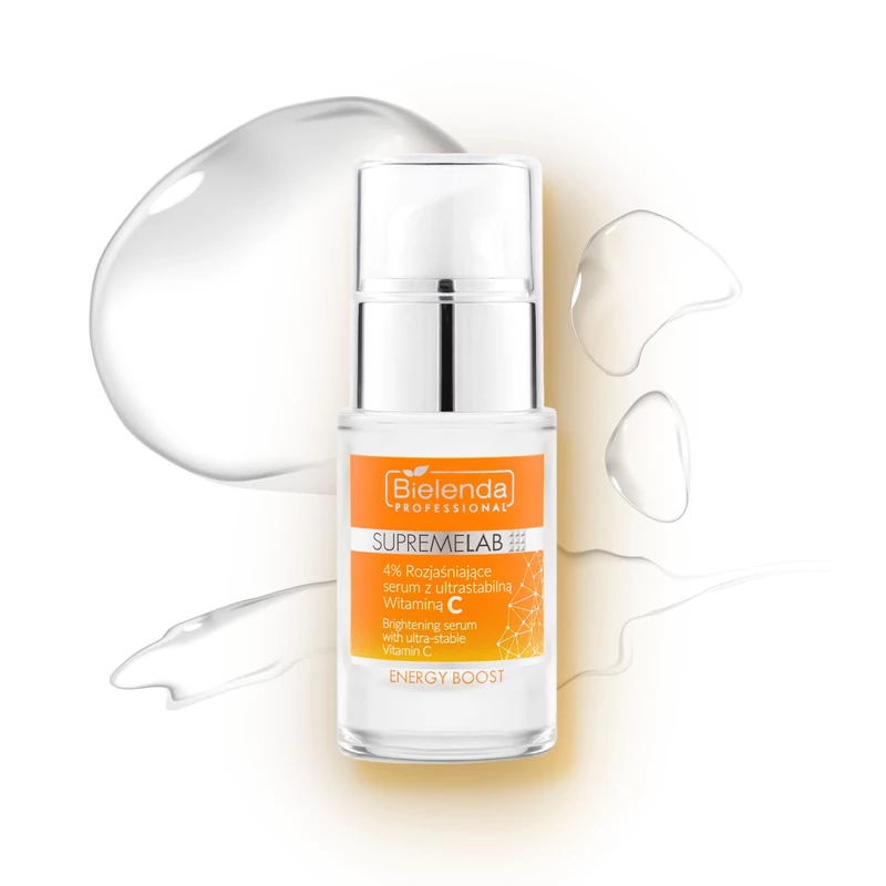 SUPREMELAB - ENERGY BOOST - Bőrszínkiegyenlítő hatású szérum ultrastabil C-vitaminnal, 15 ml