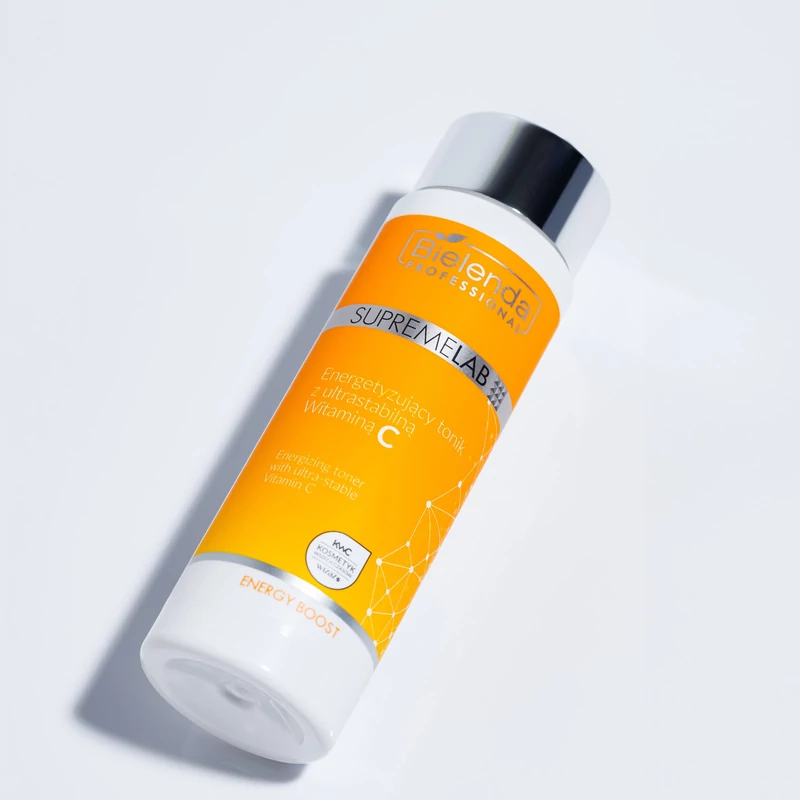 SUPREMELAB - ENERGY BOOST - Energizáló hatású arctonik ultrastabil C-vitaminnal, 200 ml