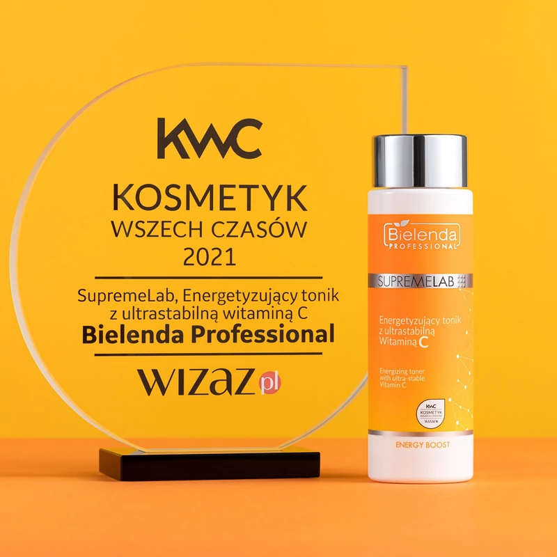 SUPREMELAB - ENERGY BOOST - Energizáló hatású arctonik ultrastabil C-vitaminnal, 200 ml
