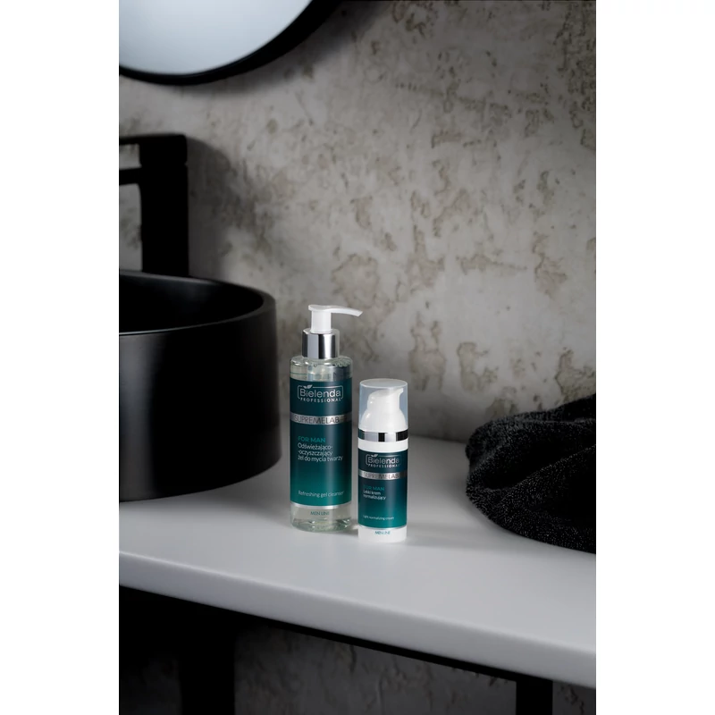 SUPREMELAB - MEN LINE - Frissítő és tisztító hatású arclemosó gél férfiaknak, 200 ml
