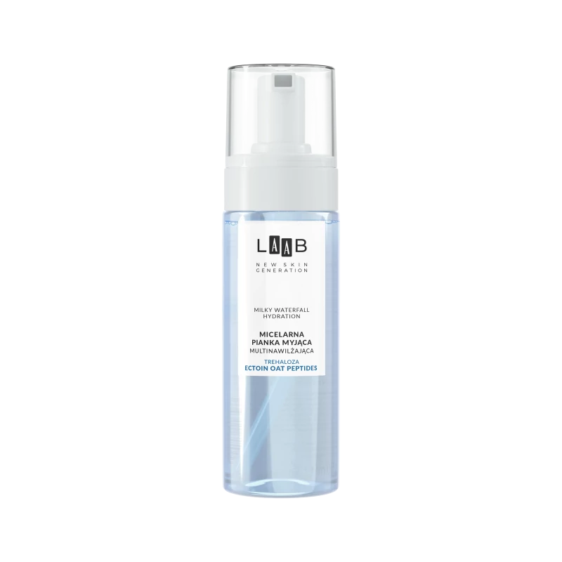 AA LAAB - Milky Waterfall Hydration - Multi-hidratáló hatású micellás arctisztító hab, 150 ml