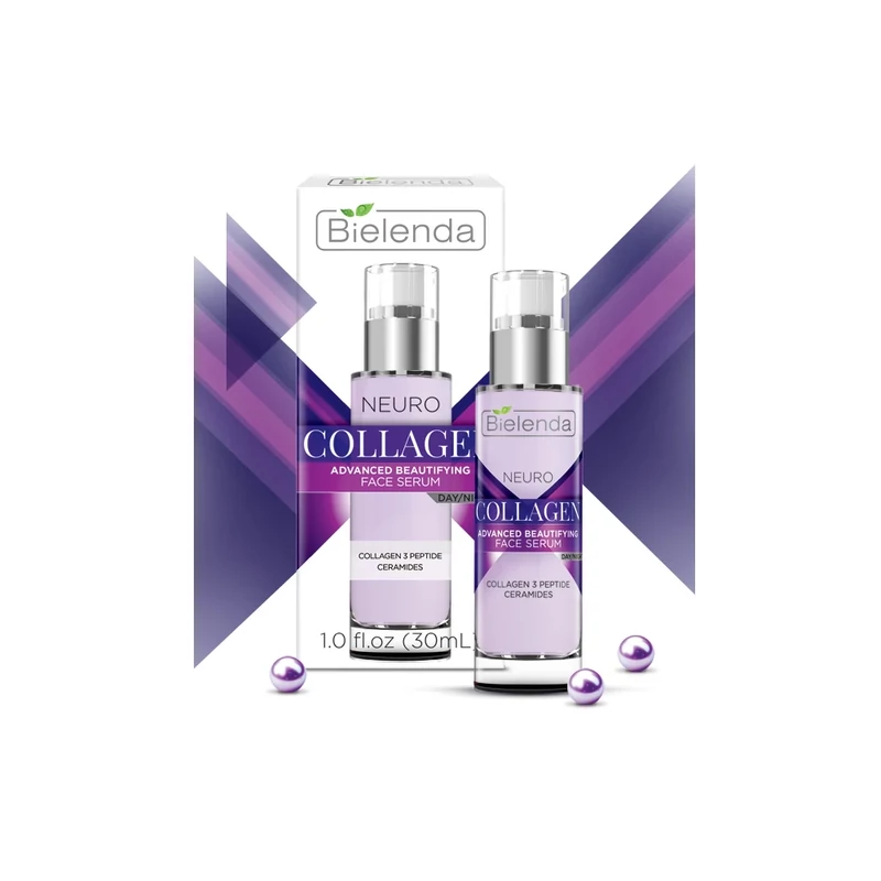 BIELENDA - NEURO COLLAGEN - Ráncfeltöltő hatású szérum kollagén-peptiddel, 30 ml