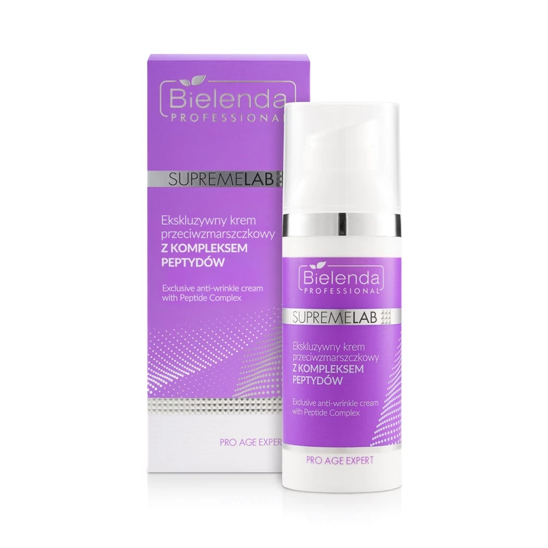 SUPREMELAB - PRO AGE EXPERT - Exkluzív ránctalanító hatású arckrém peptid komplex-szel, 50 ml