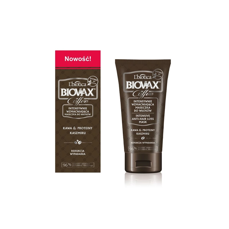 BIOVAX GLAMOUR COFFEE – INTENZÍV ERŐSÍTÓ HAJMASZK HAJHULLÁS ELLEN 150 ML