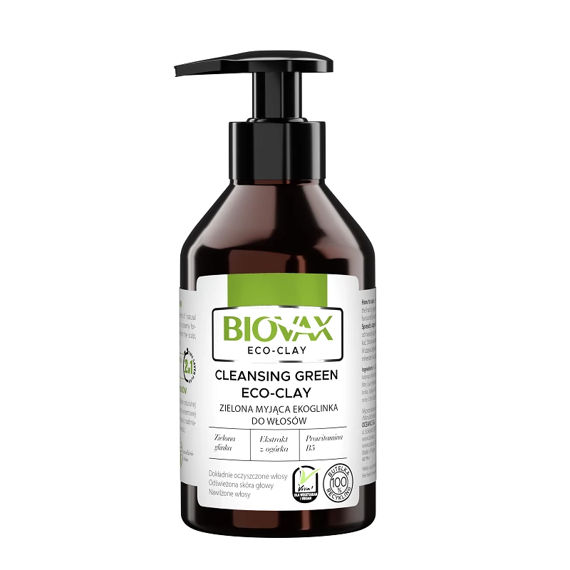 BIOVAX – ZÖLD AGYAGOS HAJMOSÓ 200 ML