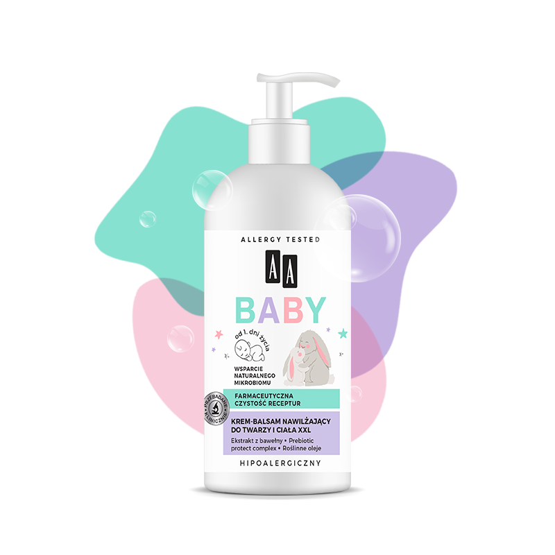 AA BABY - Hidratáló hatású arc- és testápoló krém 275 ml