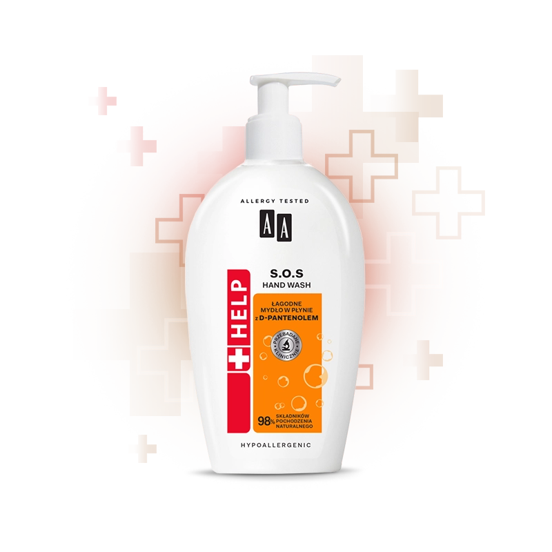 AA Help SOS nyugtató hatású kézmosó szappan 300 ml