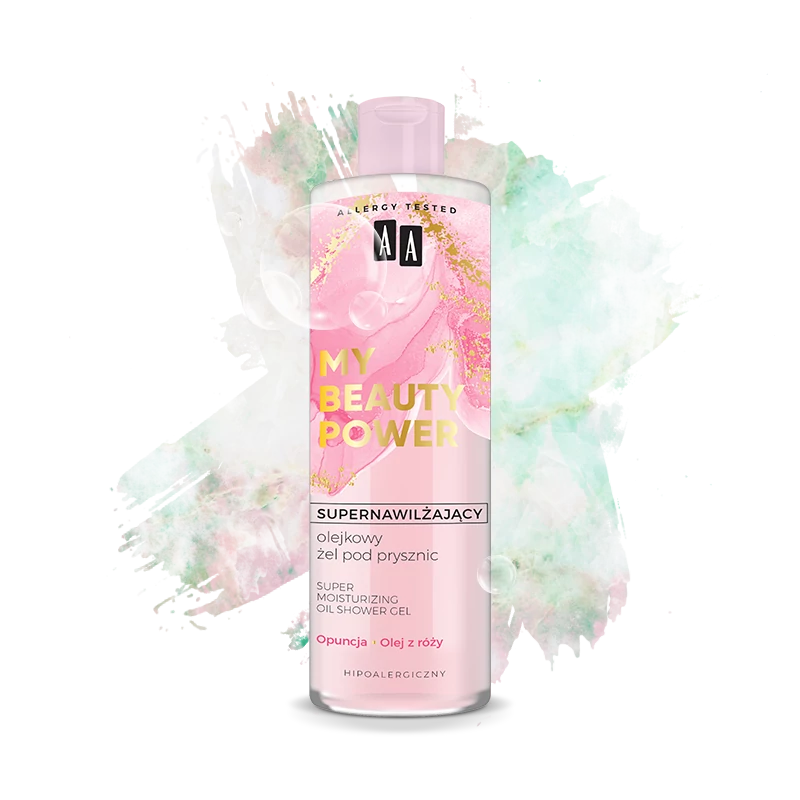 AA MY BEAUTY POWER - Szuperhidratáló hatású tusfürdő gél fügekaktusszal 400 ml