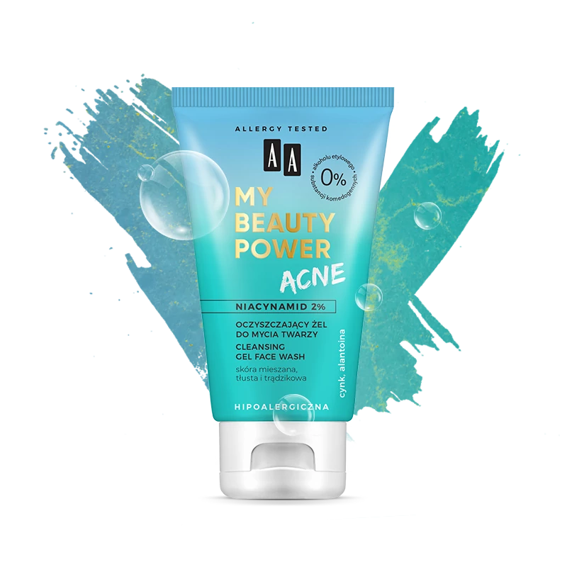 AA MY BEAUTY POWER ACNE - Arclemosó gél 150 ml
