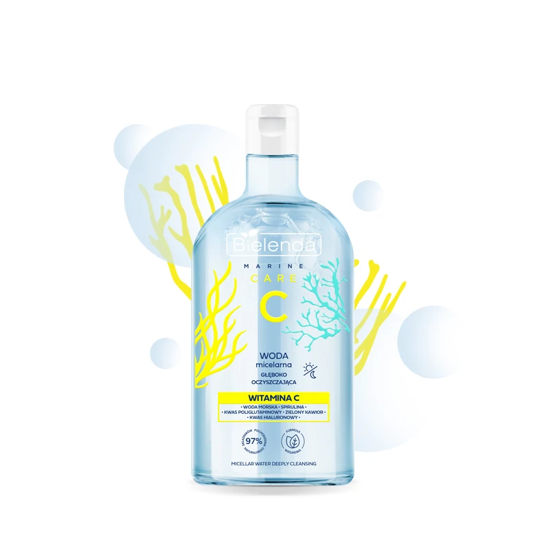 BIELENDA - MARINE CARE C - Mélytisztító hatású micellás víz, 400 ml