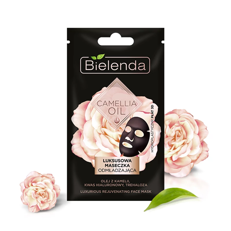 BIELENDA CAMELLIA OIL: LUXUS BŐRFIATALÍTÓ HATÁSÚ FÁTYOLMASZK 1 DB