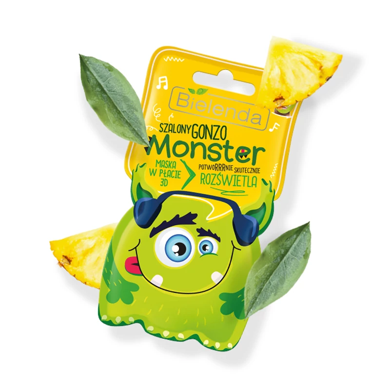 BIELENDA MONSTER MASK - BŐRSZÍNKIEGYENLÍTŐ HATÁSÚ FÁTYOLMASZK (ŐRÜLT GONZO)