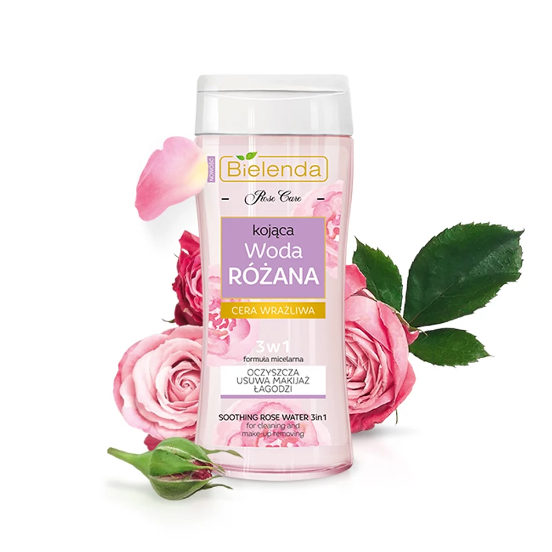 BIELENDA ROSE CARE: NYUGTATÓ HATÁSÚ MICELLÁS RÓZSAVÍZ 200 ML