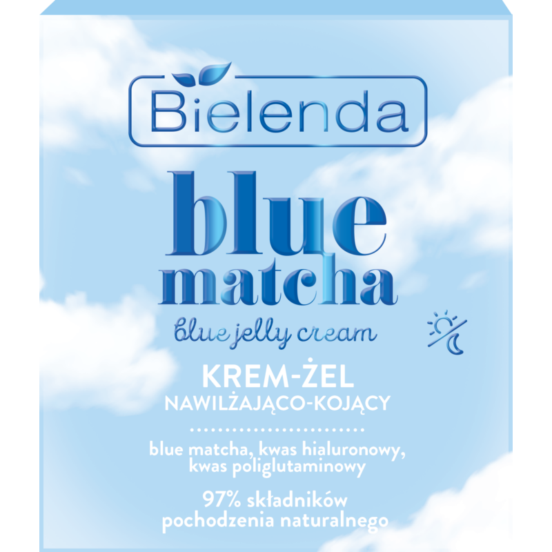 BIELENDA BLUE MATCHA - Blue Jelly Cream - Hidratáló hatású krém-gél 50 ml
