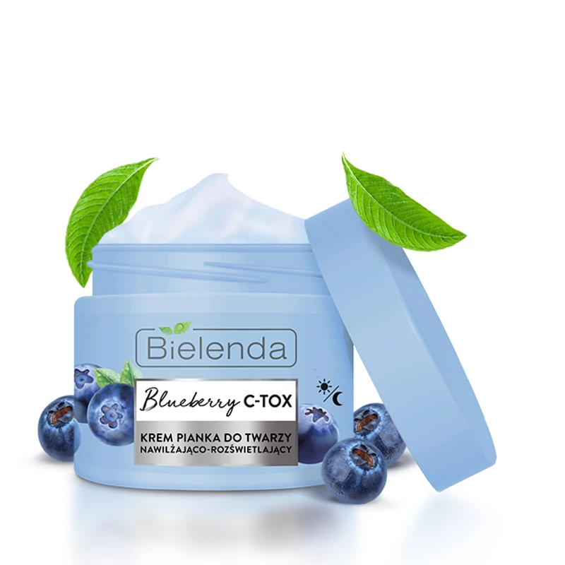 Bielenda Blueberry C-Tox Bőrszínjavító hatású áfonyás krém-hab 40 g