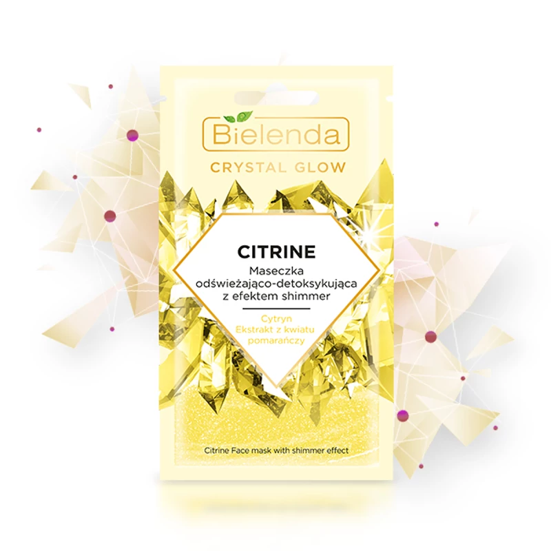 Bielenda Crystal Glow Citrine Frissítő hatású arcpakolás 8 g