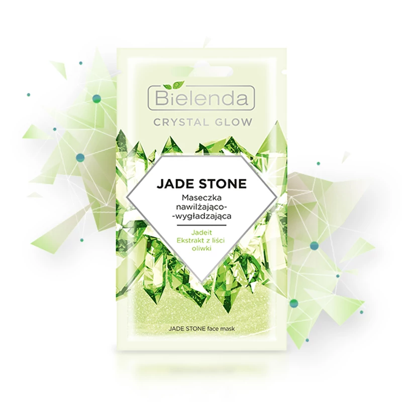 Bielenda Crystal Glow Jade Stone Hidratáló hatású arcpakolás 8 g