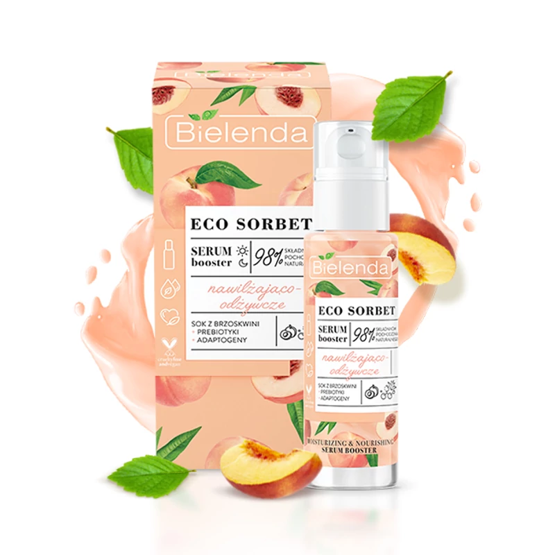 Bielenda Eco Sorbet Barackos Tápláló hatású barackos booster szérum 30 ml