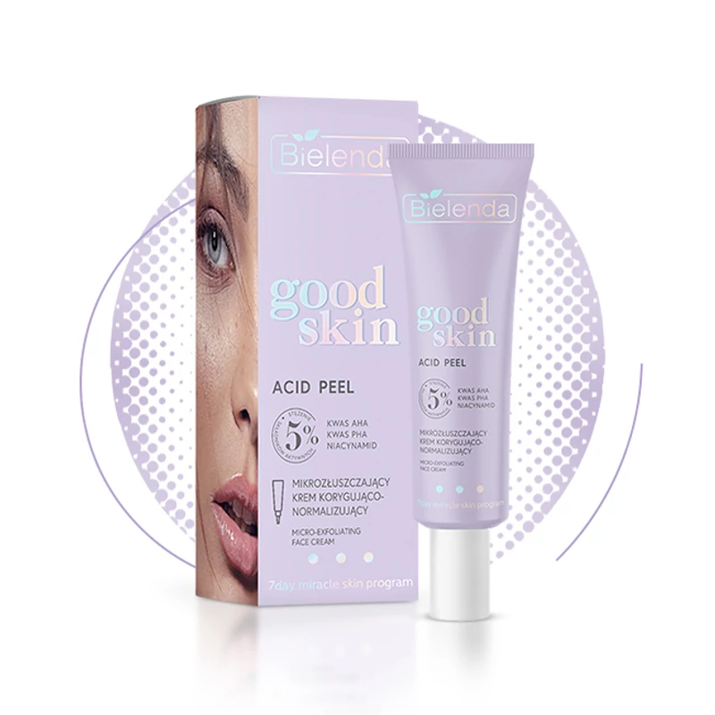 Bielenda Good Skin Acid Peel Korrigáló és mikro-hámlasztó arckrém 50 ml