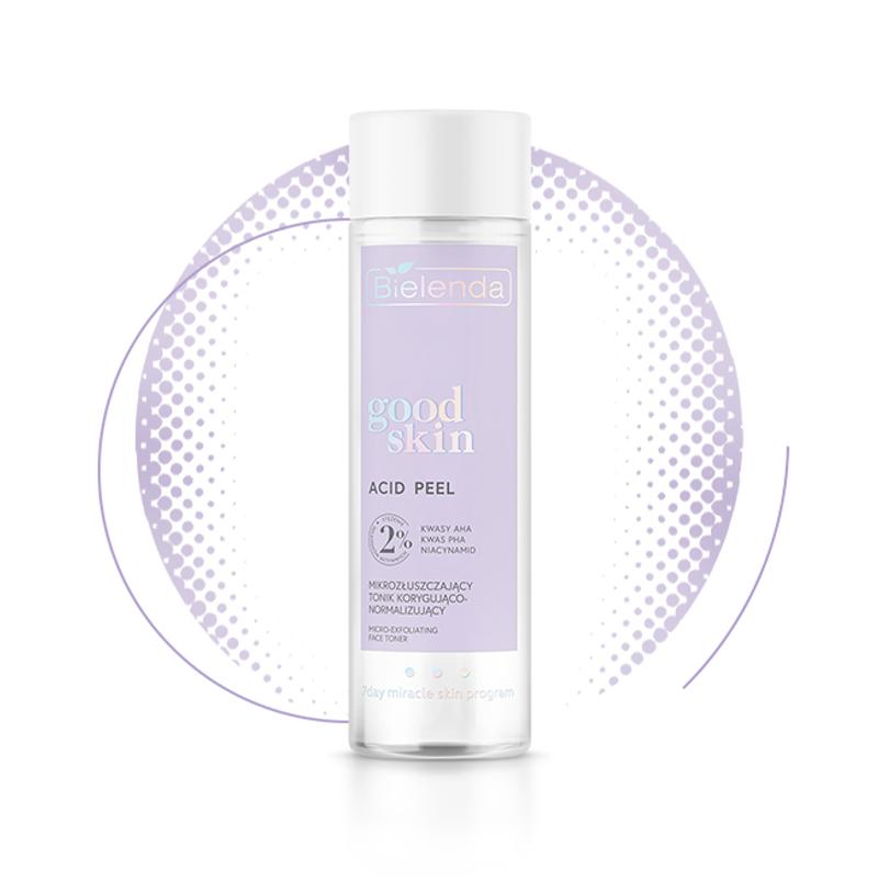 BIELENDA GOOD SKIN ACID PEEL: Korrigáló és normalizáló hatású mikro-hámlasztó arctonik 200 ml