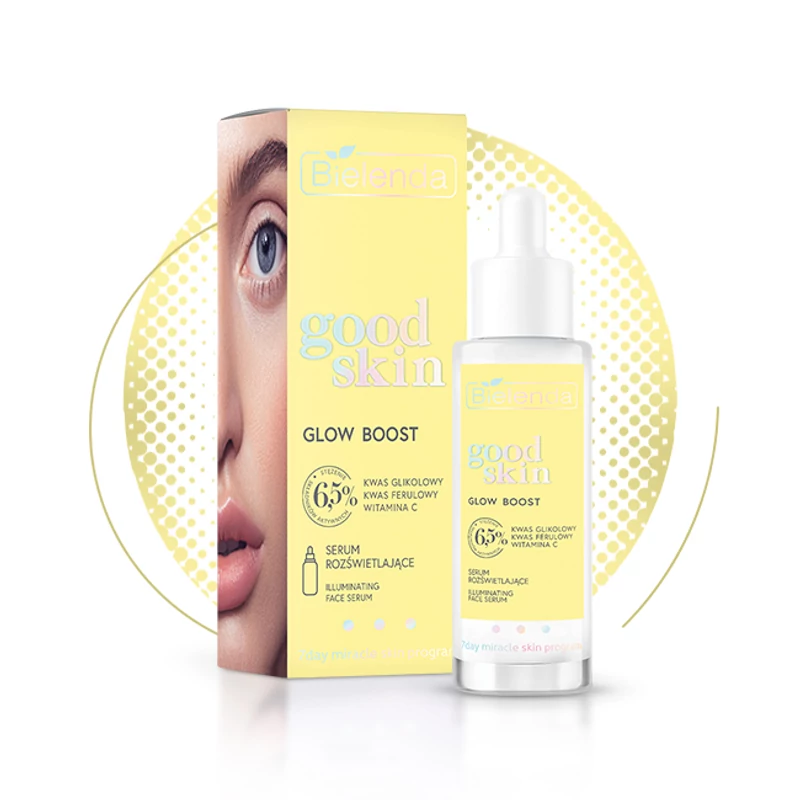 BIELENDA GOOD SKIN GLOW BOOST: Ragyogást fokozó szérum 30 g