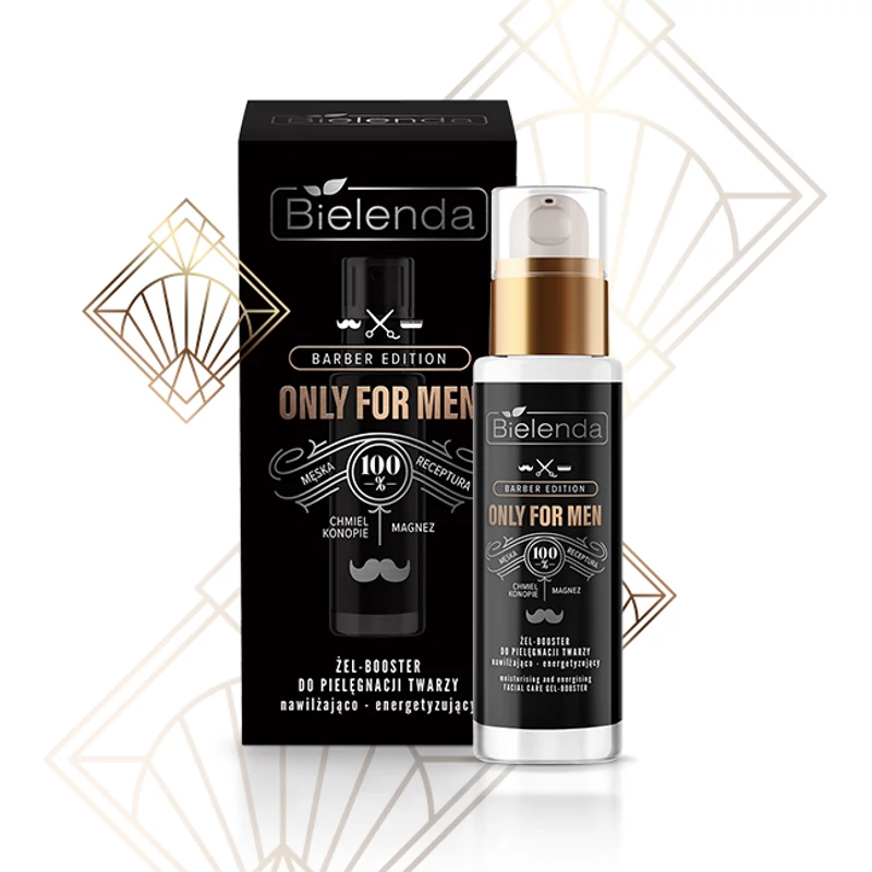 Bielenda Only for Men Barber Edition Energizáló hatású gél-booster 30 ml