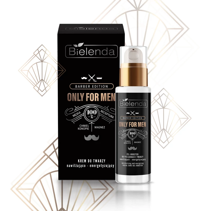 BIELENDA - ONLY FOR MEN - Barber Edition - Energizáló hatású gél-booster, 30 ml