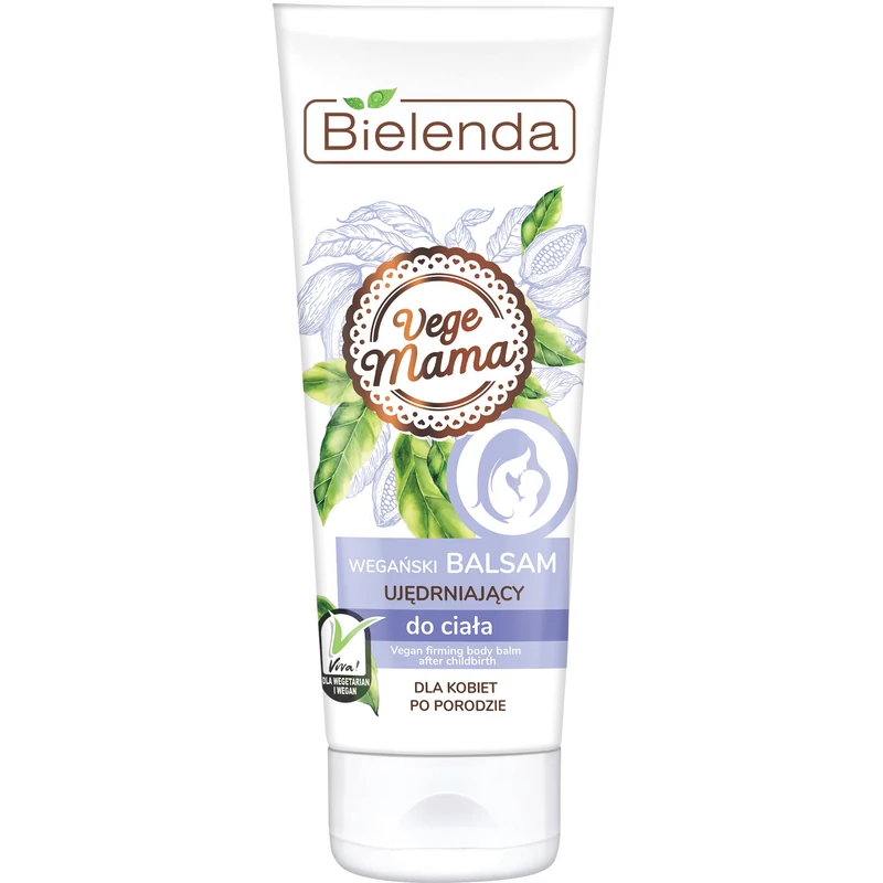 BIELENDA VEGE MAMA: VEGÁN, FESZESÍTŐ HATÁSÚ TESTÁPOLÓ BALZSAM VÁRANDÓSSÁG UTÁN 200 ML