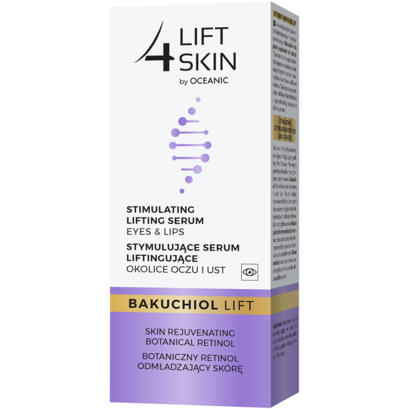 LIFT 4 SKIN BAKUCHIOL LIFT - Lifting hatású szem- és szájkörnyéki szérum növényi retinollal 15 ml