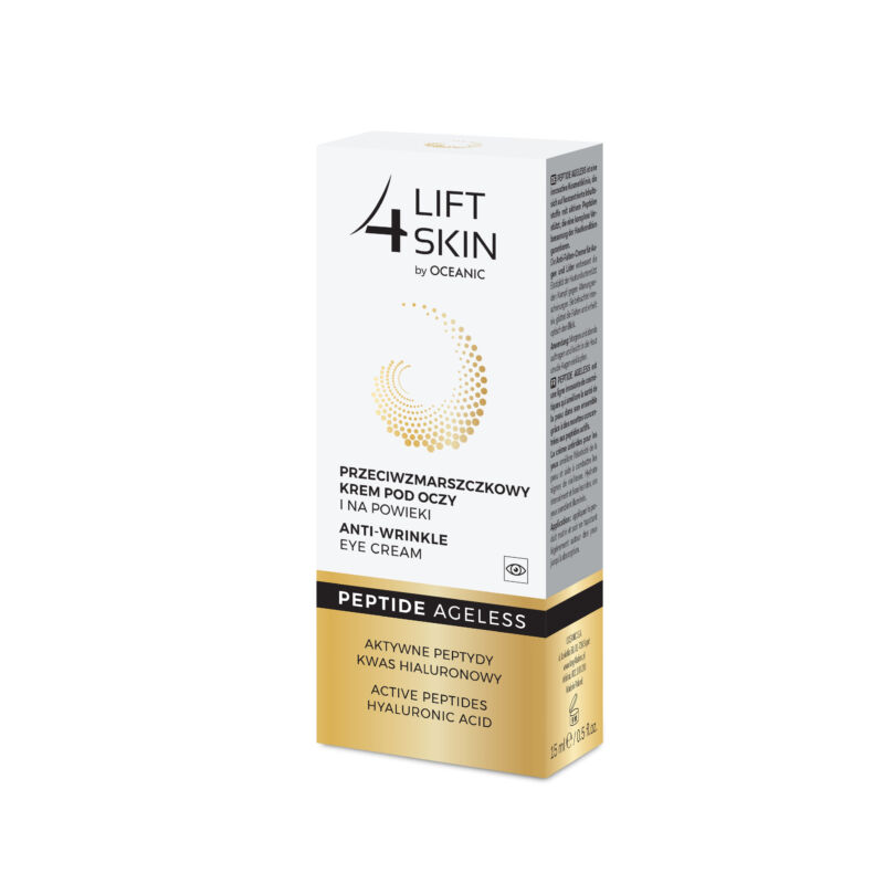 LIFT 4 SKIN PEPTIDE AGELESS - Ránctalanító hatású szemkörnyéki krém peptidekkel és hyaluronsavval 15 ml
