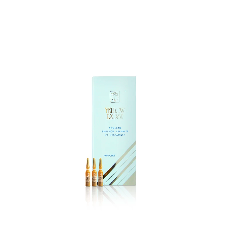 Yellow Rose - AMPULLA - Azulene emulsion calmante et hydratante, 12*3 ml