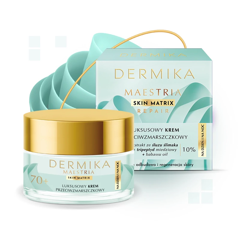 DERMIKA: MAESTRIA 70+ Luxus ránctalanító krém nappali/éjszakai, 50 ml