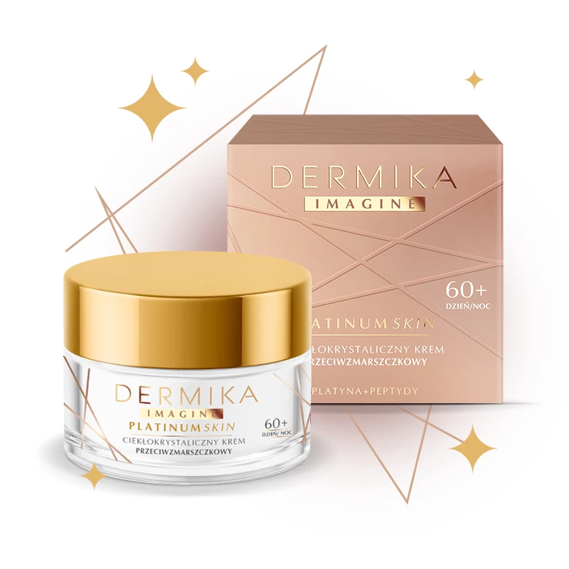 DERMIKA - IMAGINE PLATINUM SKIN - Ránctalanító krém folyadékkristállyal 60+, 60 g