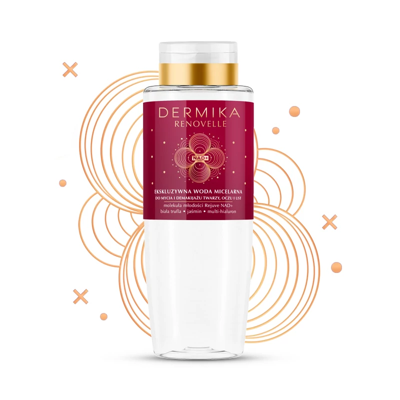 DERMIKA - RENOVELLE - Micellás sminklemosó jázminnal, 400 ml