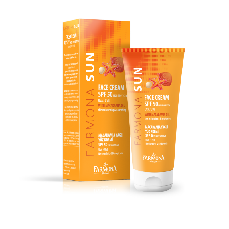 Farmona Sun: Olajmentes napvédő arckrém zsíros és kombinált bőrre SPF 50 50 ml