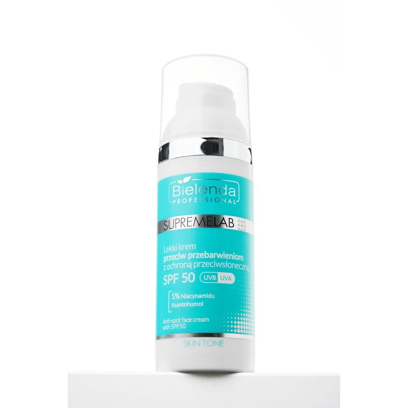 SUPREMELAB - SKIN TONE - Hiperpigmentáció elleni fényvédő arckrém SPF 50, 50 ml