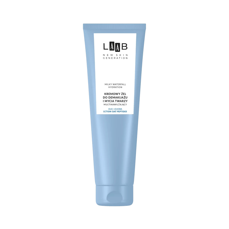 AA LAAB - Milky Waterfall Hydration - Krémes arctisztító gél és sminklemosó, 150 ml