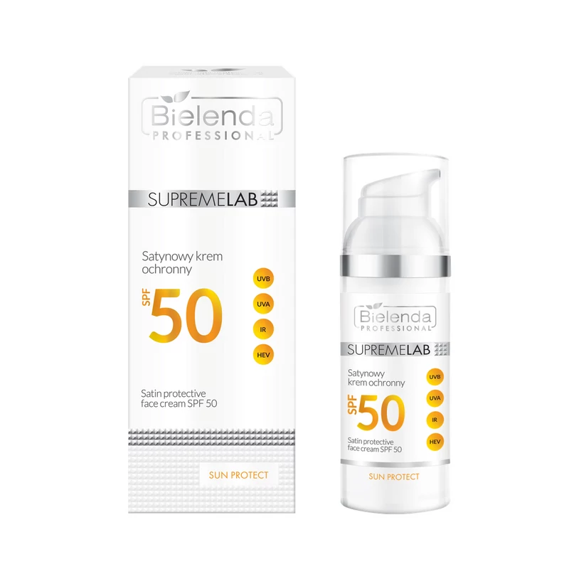 SUPREMELAB - SUN PROTECT Napvédő arckrém SPF 50 UVA/UVB/HEV/IR, 50 ml