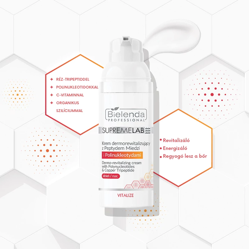 SUPREMELAB - ARCHITECT - Dermorevitalizáló hatású arckrém réz-tripeptiddel és polinukleotidokkal, 50 ml