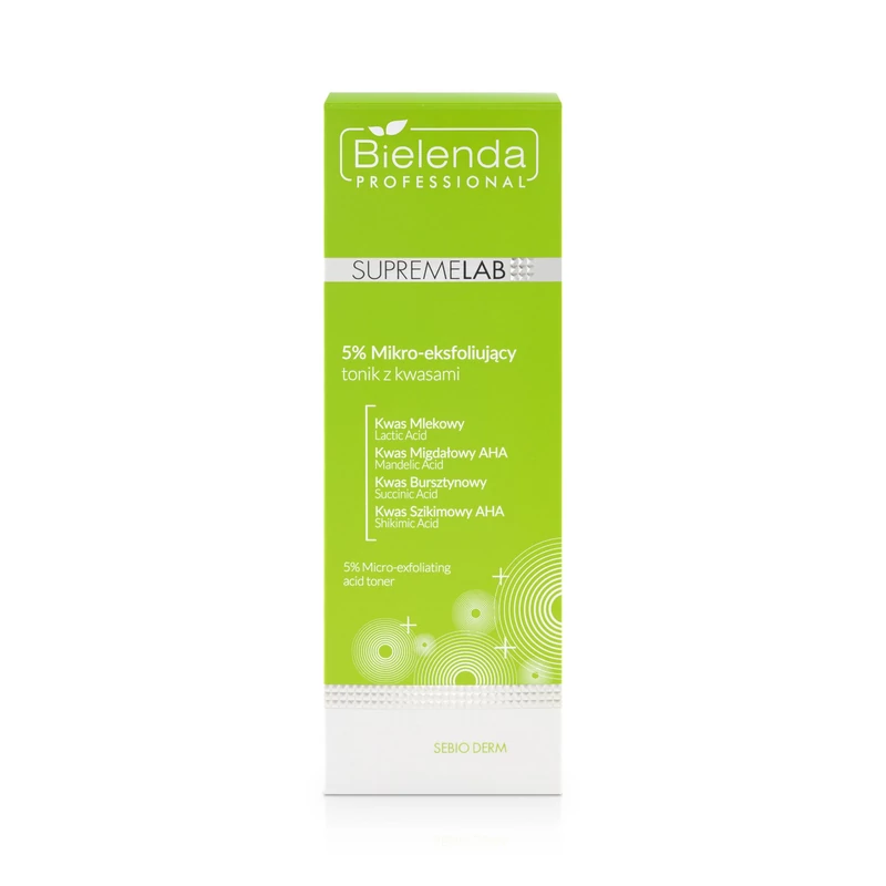SUPREMELAB - SEBIO DERM - Antibakteriális és normalizáló hatású tonik, 200 ml