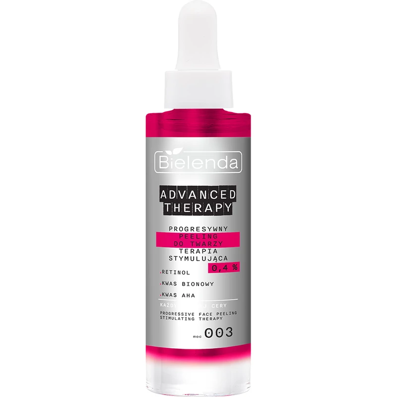 BIELENDA - ADVANCED THERAPY - Progresszív, stimuláló hatású peeling, minden bőrtípusra, 30 ml